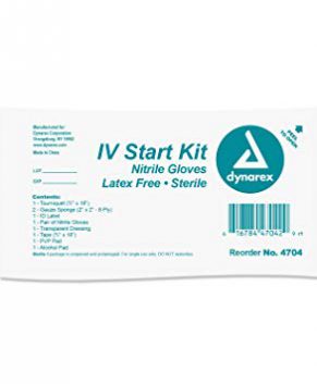 IV Start Kit w/Nitrile Gloves, 50/c