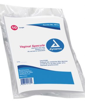 Vaginal Speculum Disposable, L, 10/10/Cs