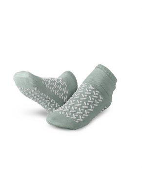 Double Sided Slipper Socks, 2XL, Gray, 48/Cs
