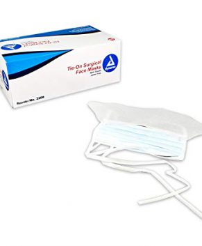 Procedure Face Mask- with Ear Loop and Plastic Shield, Blue, 4/50/Cs