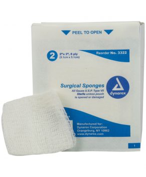 Surgical Gauze Sponge, 3