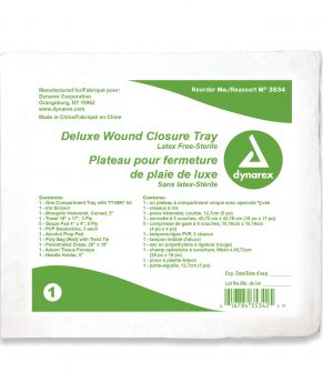 Deluxe Wound Closure Trays, 20/Cs