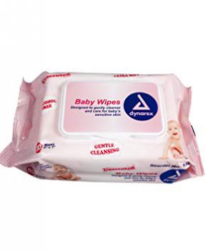 Baby Wipes unscented with Plastic Lid, 5