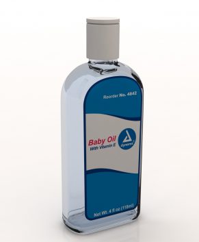 Baby Oil, 12 fl oz (350ml) Bottle, 24/Cs