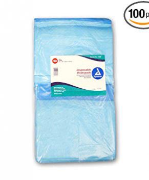 Disposable Underpads, 30 x 36 (90 g) with polymer, 2/50/Cs