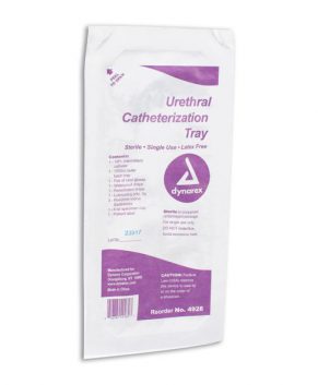 Urethral Intermittent Catheter Latex Free Tray - Sterile, 20pcs/cs