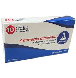 Ammonia Inhalants (Ampule), .33cc, 10/Bx