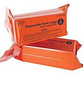 Disposable Head Loggs, Orange; 16 Pairs, 16/Cs