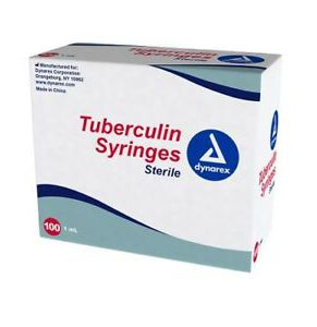 Tuberculin Non-Safety Syringe (Luer Slip) - 1cc, 25G, 5/8