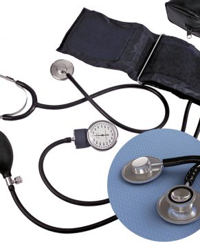 Blood Pressure Kit - Dual Head Stethoscope, 10/cs