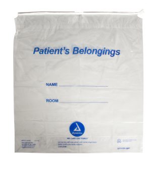Patient Belonging Bag - Drawstring, 16