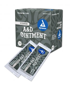 Vitamins A&D Ointment without Lanolin, 5 g packet, 6/144/Cs