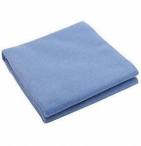 Disposable Blue Non-Woven Blanket, 44