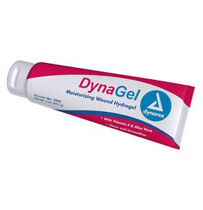 DynaGel Moisturizing Wound Hydrogel, 3 oz tube, 24/Cs