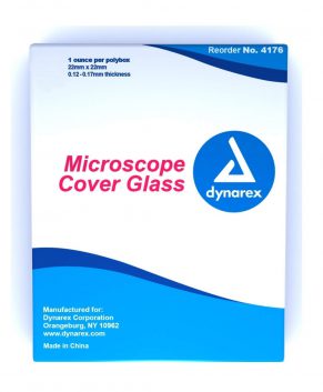 Microscope Cover Glass, 0.12-0.17mm thickness, 5/10/1oz/Cs