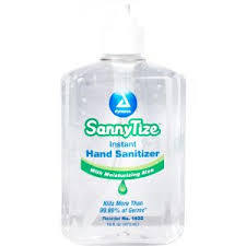 Hand Sanitizer, 16 oz - square pump, 12/cs