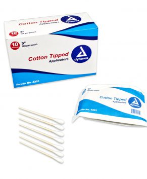 Cotton Tipped Wood Applicators Sterile, 3