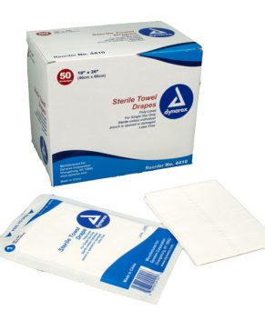Disposable Towel Drapes Plain Sterile, 18