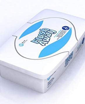 Flushable Wipes (Adult) tub pack, 9x13, 9/60/cs