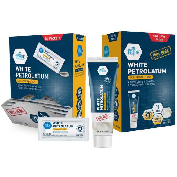 White Petrolatum - 5g Packets - 144 per Box.