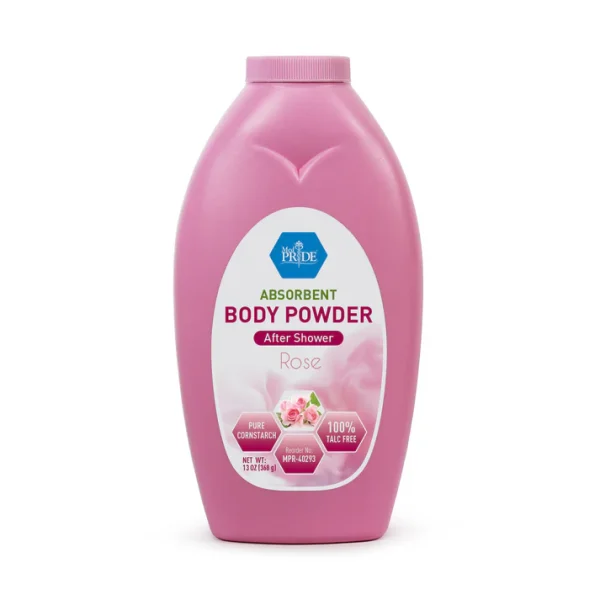Body Powder w/seal - Pink Bottle - 13 oz