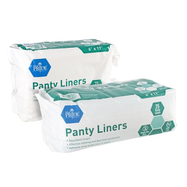 Panty Liners - 21 gram - 4" x 11" - 10/25/cs.