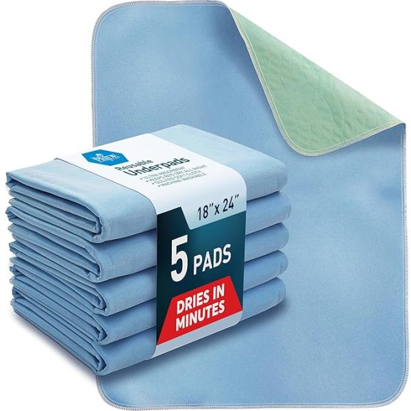 Reusable Underpads, 18 x 24 - 5 CT 4/cs.