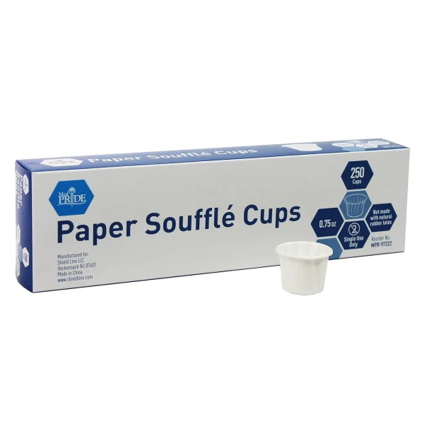 Paper Souffle Cups - .75oz. - 250 per Box
