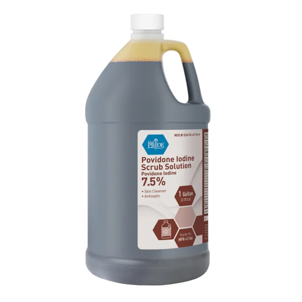 Povidone Iodine Scrub Solution - 1 Gal - 4/cs.