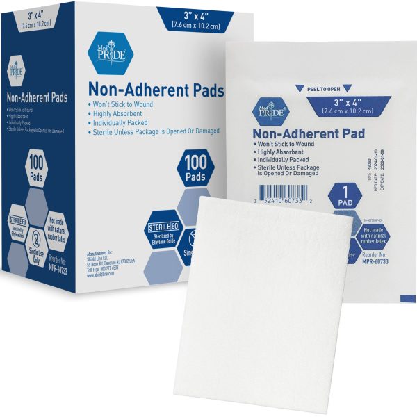 Non-Adherent Pad - Sterile - 3x4 - 12/100/cs.