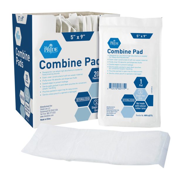 Abdominal Pad - 5x9 - 1/pouch - Sterile - 20/20/cs.