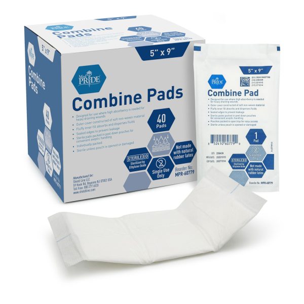 Abdominal Pad - 5x9 - 1/pouch - Sterile - 12/40/cs.