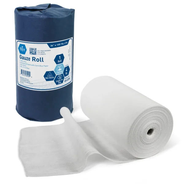 Gauze Roll 36"x100 Yds, 40s - 20x12 Mesh - 12 rolls/cs.          