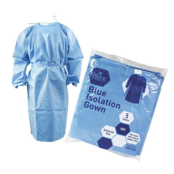 Iso- Gown - Impervious, Universal - Blue - 10/5/cs.