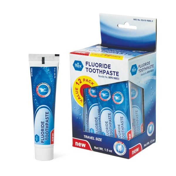 Fluoride Toothpaste - 1.5oz. Tubes - 12/12/cs.