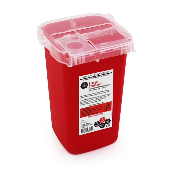 1 Quart Sharps Containers - 100/cs.