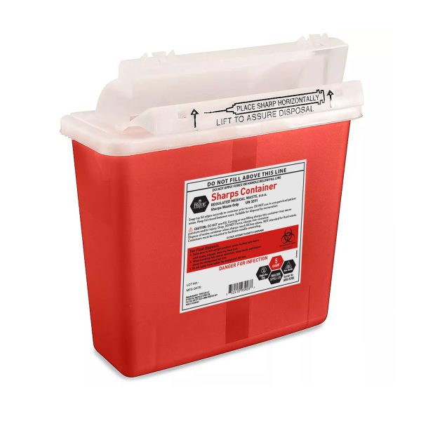 5 Quart Sharps Containers - 20/cs.