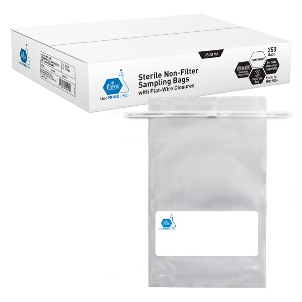 Sample Bags Non Filter 1600ml, Sterile - 4/250/cs.
